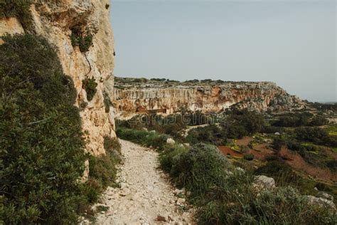 Dingli cliffs in Malta. stock photo. Image of daylight - 89149264