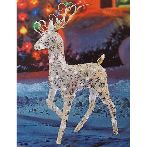 Christmas Central 1 Piece 4 Ft Reindeer Outdoor Christmas Decoration At