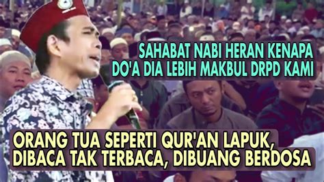 Orang Tua Seperti Qur An Lapuk Mau Dibaca Tak Terbaca Dibuang Berdosa