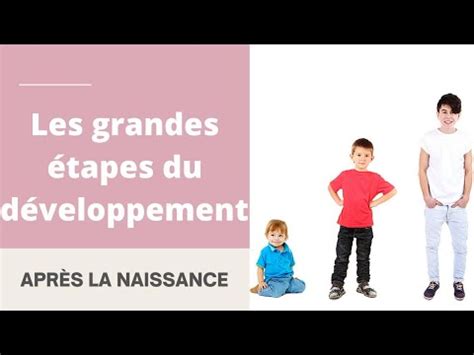 Les grandes étapes du développement de l enfant YouTube