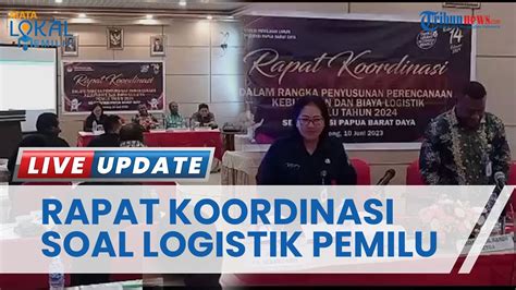 Kpu Papua Barat Daya Gelar Rapat Koordinasi Susun Anggaran Pemilu