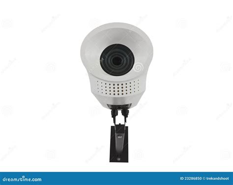 Vintage Security Camera Isolated Stock Photo Image Of Surveillance