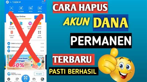 Cara Hapus Akun Dana Permanen Hapus Akun Dana Terbaru Youtube