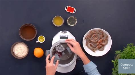 Recette Du Risotto Au Gambas Avec Le Compact Cook Elite YouTube