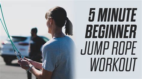 5 Minute Beginner Jump Rope Workout Youtube