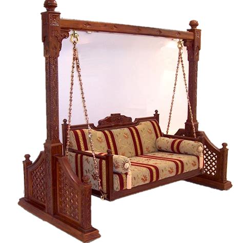 Brown Ramsnehi Wooden Jhula Swing At Rs 55000 Piece In Jodhpur ID