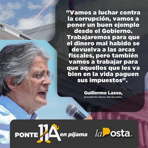 La Posta Ec On Twitter Guillermo Lasso Dio Detalles De La