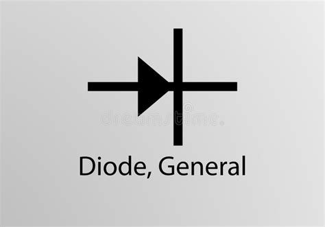 Diode General Engineering Symbol Vector Symbol Design Engineering