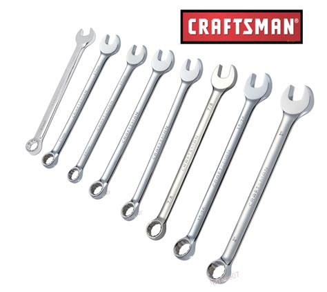 New Craftsman Long Pattern Sae And Metric Combination Wrench Choose Size Or Set Ebay