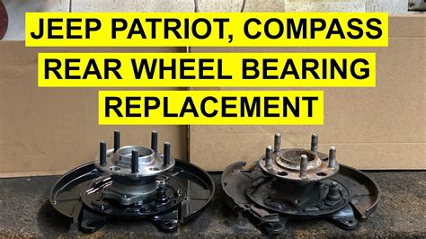 Rear Wheel Bearing Replacement On Jeep Patriot Compass Dodge Caliber 2007 17 Step By Step