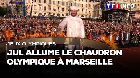 Jo De Paris 2024 Jul Allume Le Chaudron Olympique à Marseille Youtube