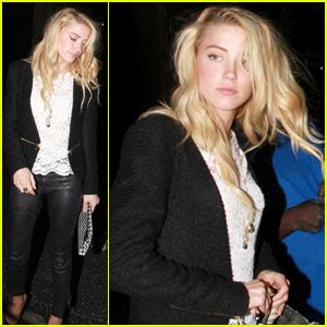 Amber Heard: Katsuya With the Family! | Amber Heard | Just Jared ...