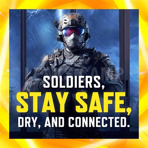 LEAKS - Rain’s falling, but the mission’s still on. Stay safe, dry, and