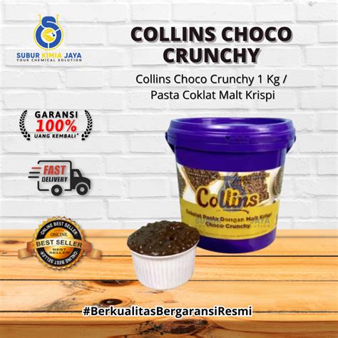 Jual Collins Choco Crunchy 1 Kg Pasta Coklat Malt Krispi Shopee