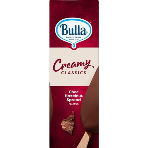 Bulla Creamy Classics Choc Hazelnut Pack Woolworths