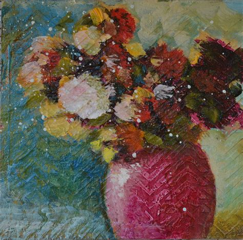 Art Du Jour By Martha Lever Gessobord With Texture