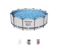 Piscina Steel Pro Max Gris 3 66MX1 00M Pool Set Bestway 56418