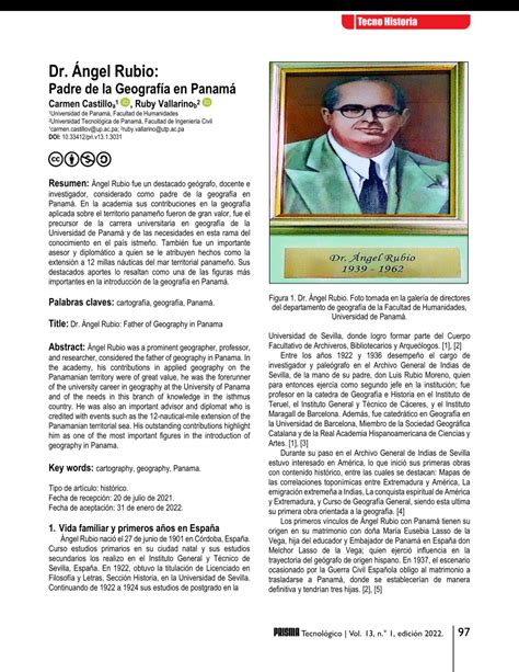 PDF Dr Ángel Rubio Padre de la Geografía en Panamá