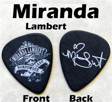 Miranda Lambert Signature Guitar Pick S17 - Etsy