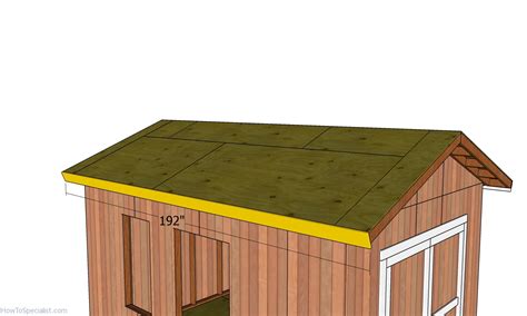 X Gable Shed Roof Plans Howtospecialist How To Build Step By