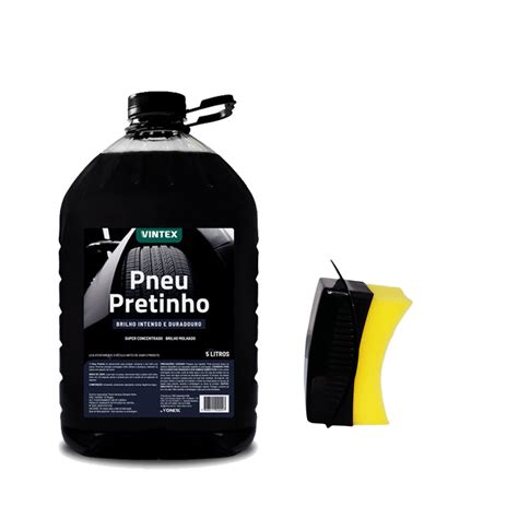 Kit Pneu Pretinho L E Aplicador De Espuma Na Sbrio Loja