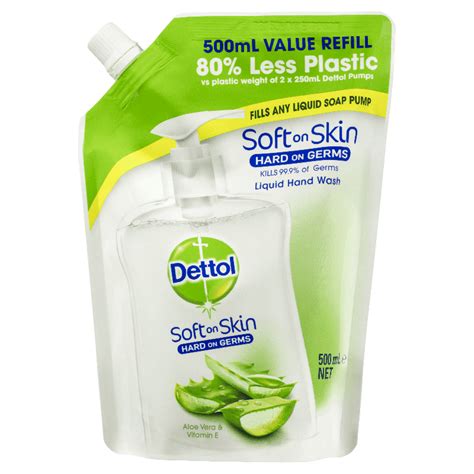 Dettol Liquid Hand Wash Aloe Vera Vitamin E Refill Ml Allcare