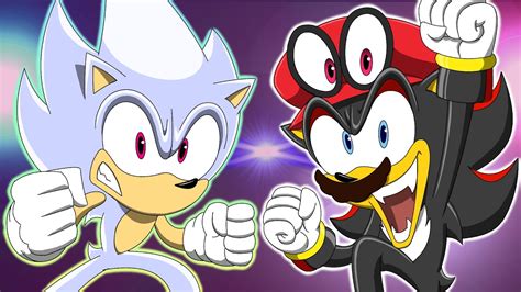 Hyper Sonic vs Super Mario & Shadow The Hedgehog Animation