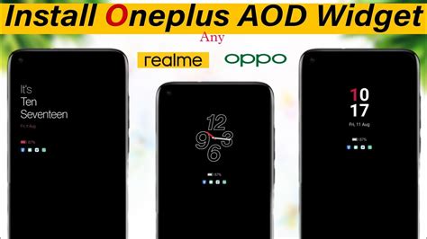 Install Oneplus AOD Widget Any Realme Oppo Devices Without Root