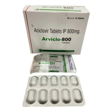 Aciclovir 800mg ACICLOVIR UK Tablet 5's Rocket Health, 47% OFF