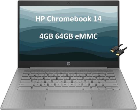 Hp Chromebook 14a 14 Hd Intel 4 Core Celeron N4120 4gb Ram 64gb Emmc Uhd