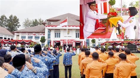 Upacara Hut Ri Ke Tingkat Kota Pariaman Berlangsung Khidmat Top Sumbar