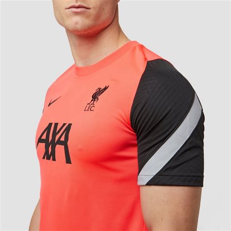 Nike Liverpool Fc Strike Third Trainingsshirt 20 21 Rood Zwart Heren