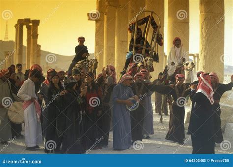 Middle East Syria Palmyra People Editorial Stock Photo Image Of East