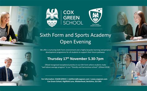 Cox Green School on Twitter: "Calling all parents/carers of Y11 ...