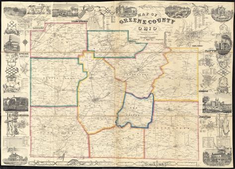 Map Of Greene County Ohio Norman B Leventhal Map And Education Center