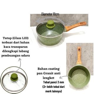 Jual BOLDe Organic Green Pan Set 5Pcs Shopee Indonesia