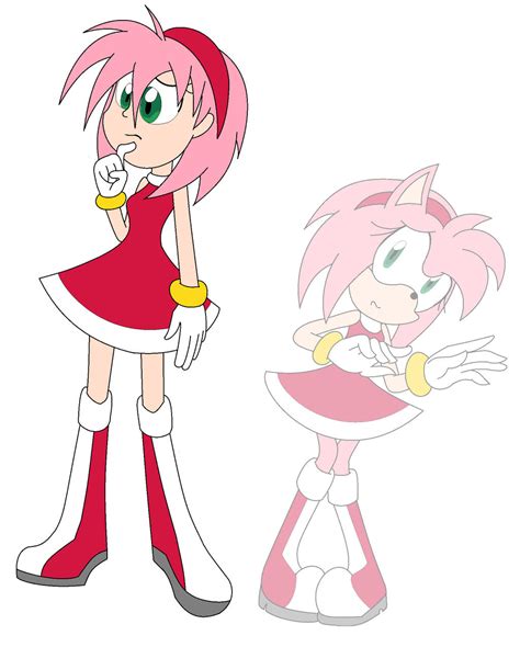 Human Amy Rose by luckyacesnof on DeviantArt