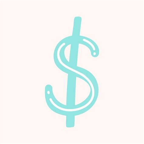 Dollar Sign Currency Psd Doodle Font Calligraphy Free Image By