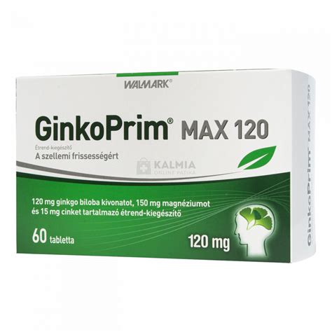 Walmark GinkoPrim Max 120 Mg Tabletta 60 Db Online Patika