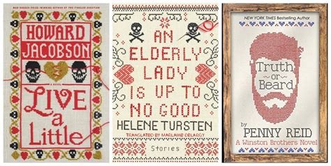 Covers Got Me In Stitches Embroidered Book Covers