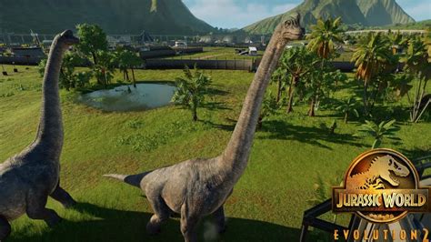 Releasing Brachiosaurus Jurassic World Evolution 2 Youtube