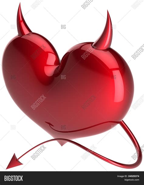 Devil Heart Love Icon Image And Photo Free Trial Bigstock