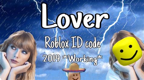 Taylor Swift Lover Taylor Swift Roblox Id