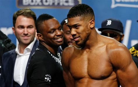 Anthony Joshua And Dillian Whyte Weigh In Mirror Online