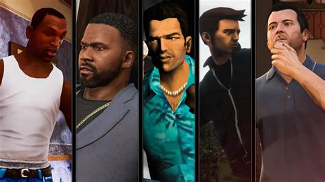 All Gta Main Characters Together