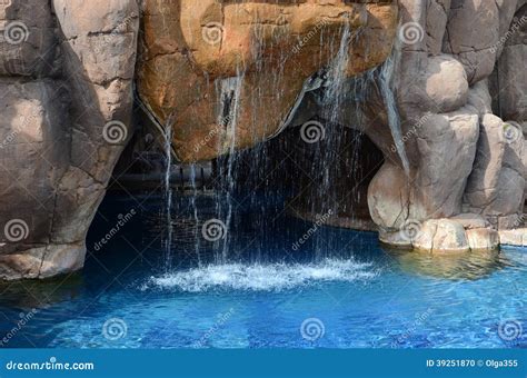 Pool in the grotto stock photo. Image of pool, streams - 39251870