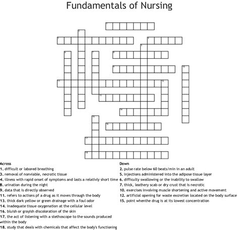 Nursing Word Search Printable