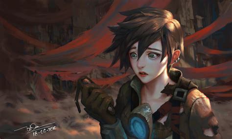 Tracer Overwatch Art Wallpaper,HD Games Wallpapers,4k Wallpapers,Images ...