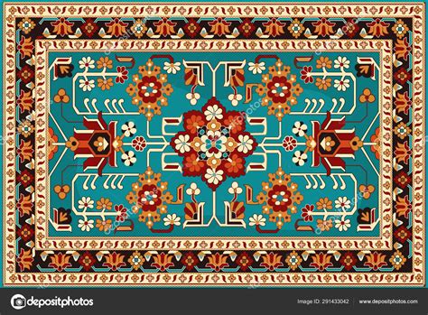 Persian Carpet Original Design Tribal Vector Texture Easy Edit Change