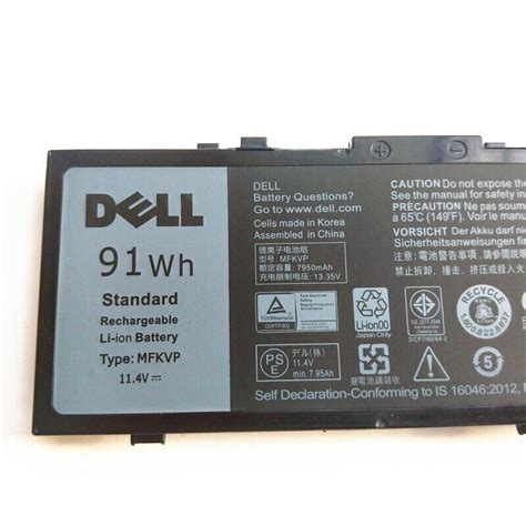 New Genuine Wh Mfkvp Battery For Dell Precision